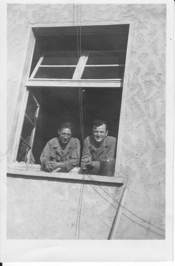 Leonard & Comrade Bleicherode, Germany May1945