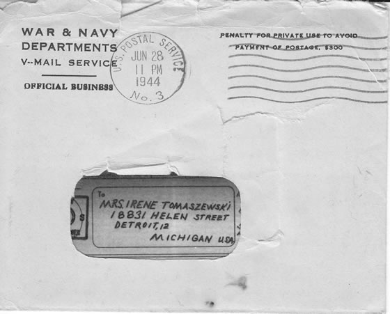 V-Mail Envelope
