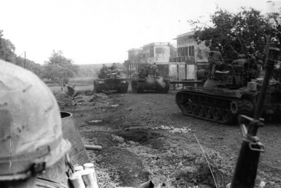 2nd Squadron 11th ACR enters Snuol, Cambodia, early May 1970